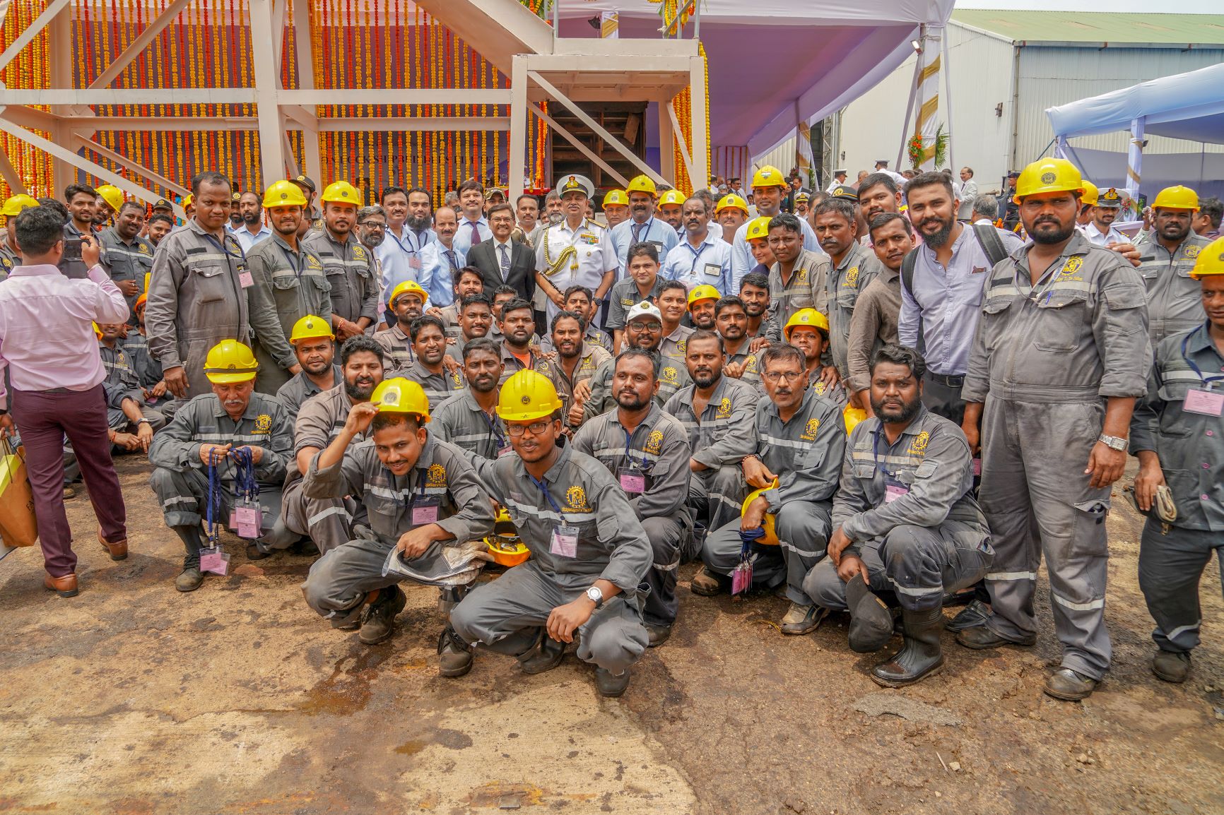 Launching Ceremony of Taragiri (Y-12653) Third Advanced Stealth Frigate of P17A-11th Sep 2022123